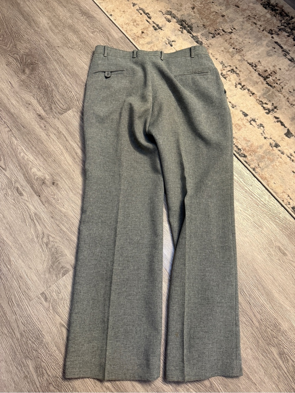 VINTAGE Levi's Action Slacks Pants Mens 36x32 Gray Sta-Prest Dress Made USA - Picture 7 of 7